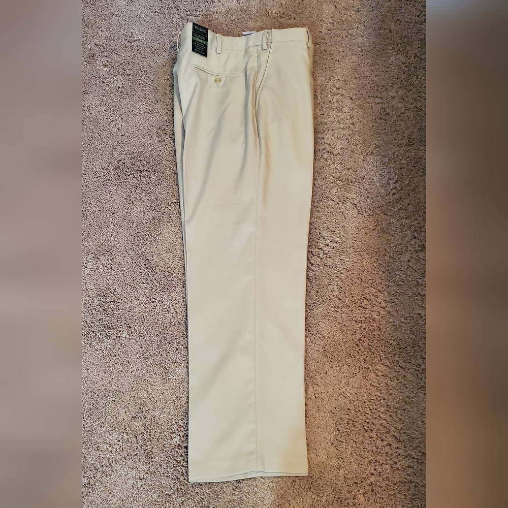Jos A Bank 34x30 Khaki Traveler Dress Pants - Tailored Fit-  Brand New with Tags